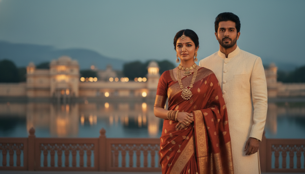 The Ethereal Union: Decoding Rashmika Mandanna’s Heritage Bridal Aesthetic